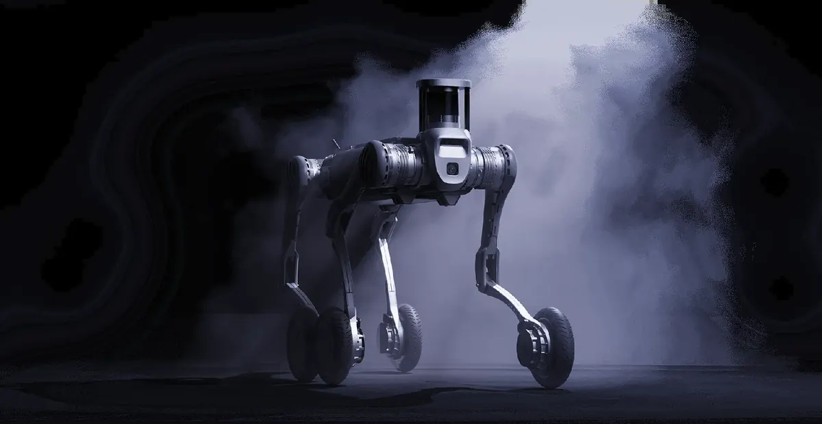 Unitree B2-W dört bacaklı robot, üretici görseli